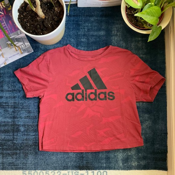 ADIDAS Cropped Logo Tee - Picture 8 of 8